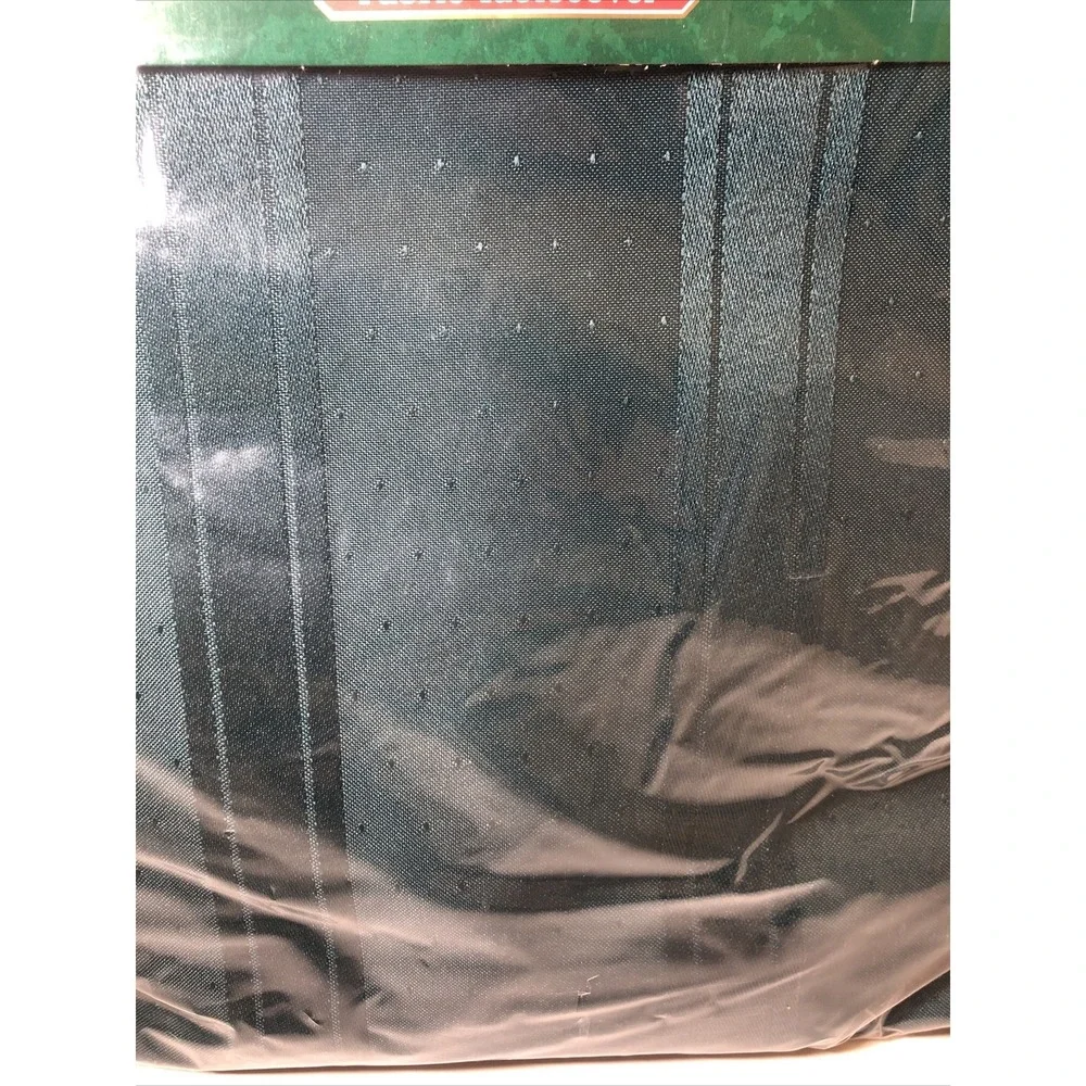 Trim a Home Holiday Green Stripe Fabric TableCover NIP 60 X 84